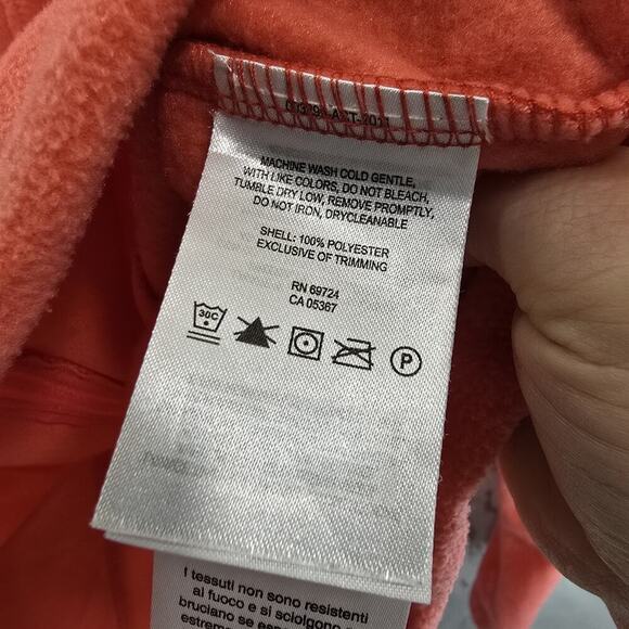 Columbia Jacket Womens Medium Coral Fleece Full Zip Mock Neck Benton Springs - Picture 8 of 12